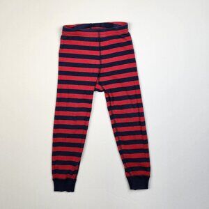 Hanna Andersson Red Blue Stripe Organic Cotton Pajama Pants sz US 4 100cm